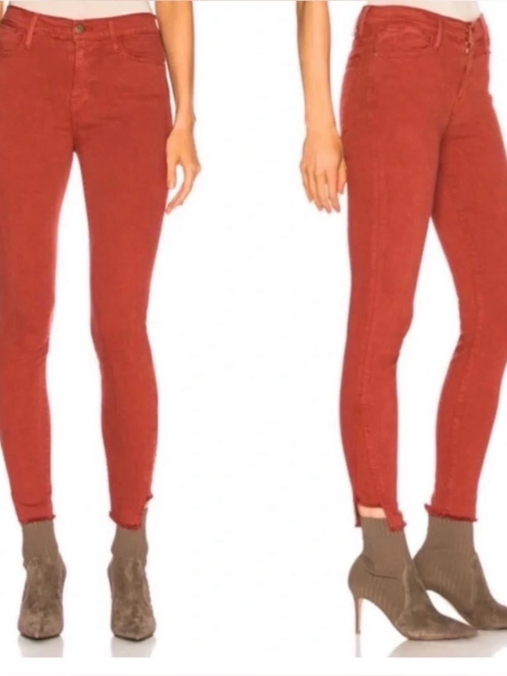 Frame NWT Women’s Le High Skinny Jean; Washed Red; Size 26